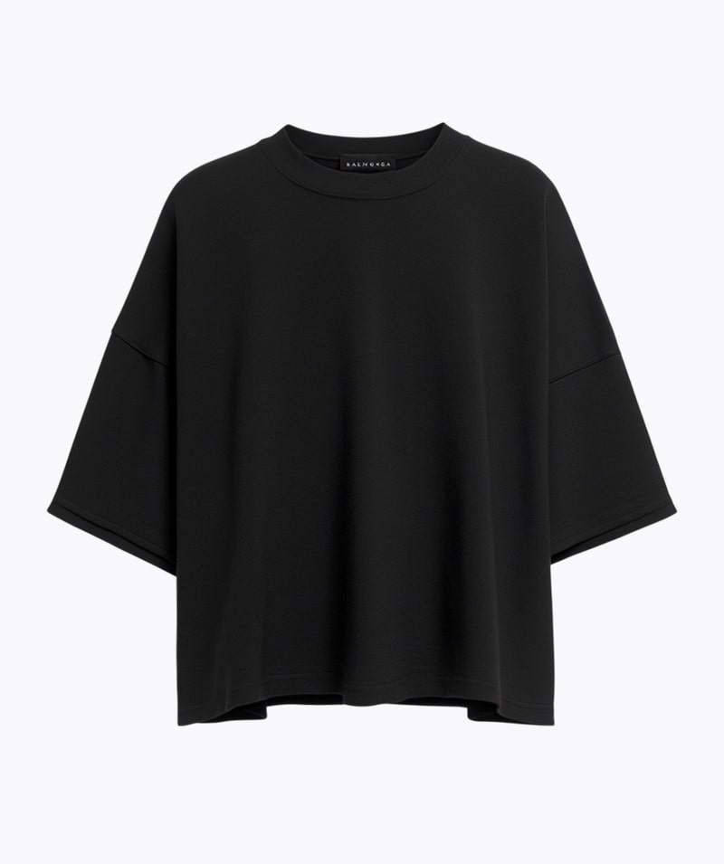 تی شرت اورسایز مشکی